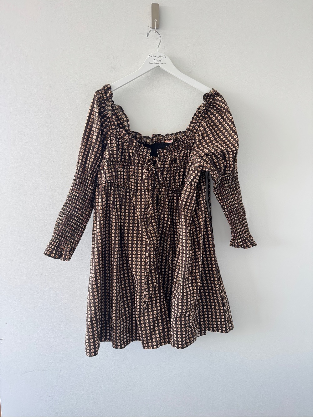 FREE PEOPLE Star Dip Mini Dress XL - Picture 4 of 6